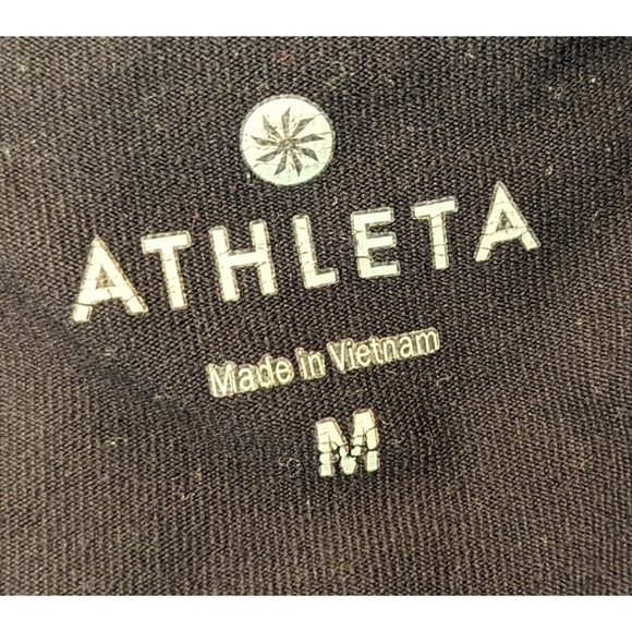 Athleta Hana 2 in 1 Black and Blue Athletic Shorts Size Medium - Picture 4 of 4